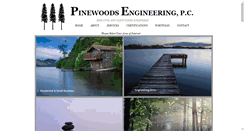 Desktop Screenshot of pinewoodsengineering.com
